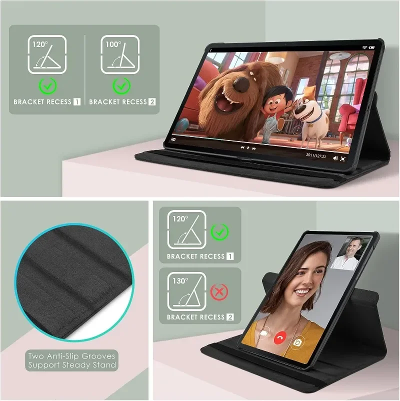 360 Rotating Case for Samsung  - đánh giá và giá Tablet S9 Fe Accessories
