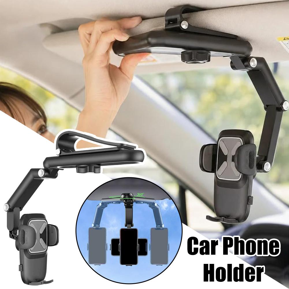 Car Sun Visor Phone Holder Mul - đánh giá và giá Car Accessories Tablet Holder