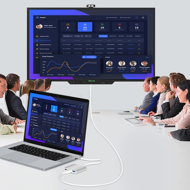 3 in 1 USB Type C Hub to 4K HD - đánh giá và giá Tablet Ipad Accessories