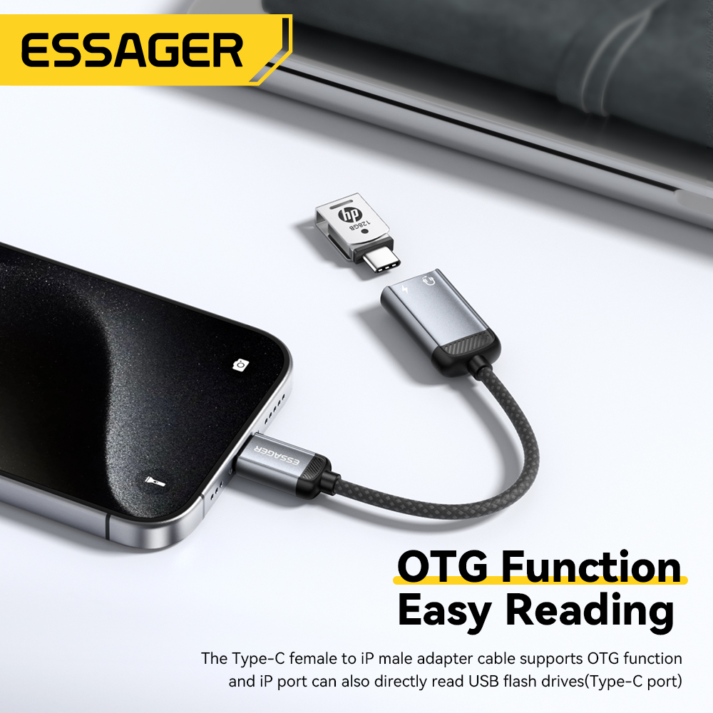 Essager Type-C Audio Adapter C - đánh giá và giá Wired Earphone Lightning