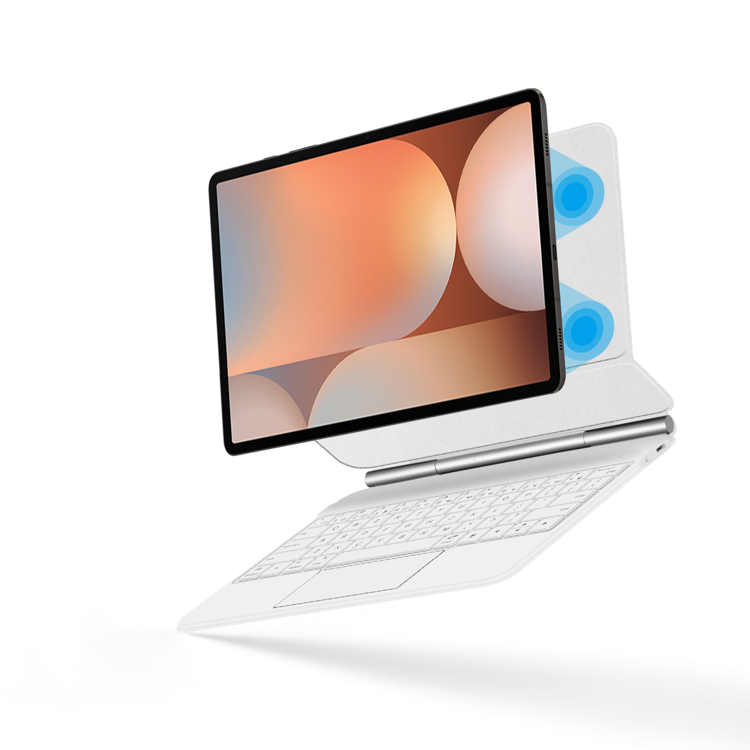 Magic Keyboard For Samsung Gal - đánh giá và giá Tablet S9 Fe Accessories