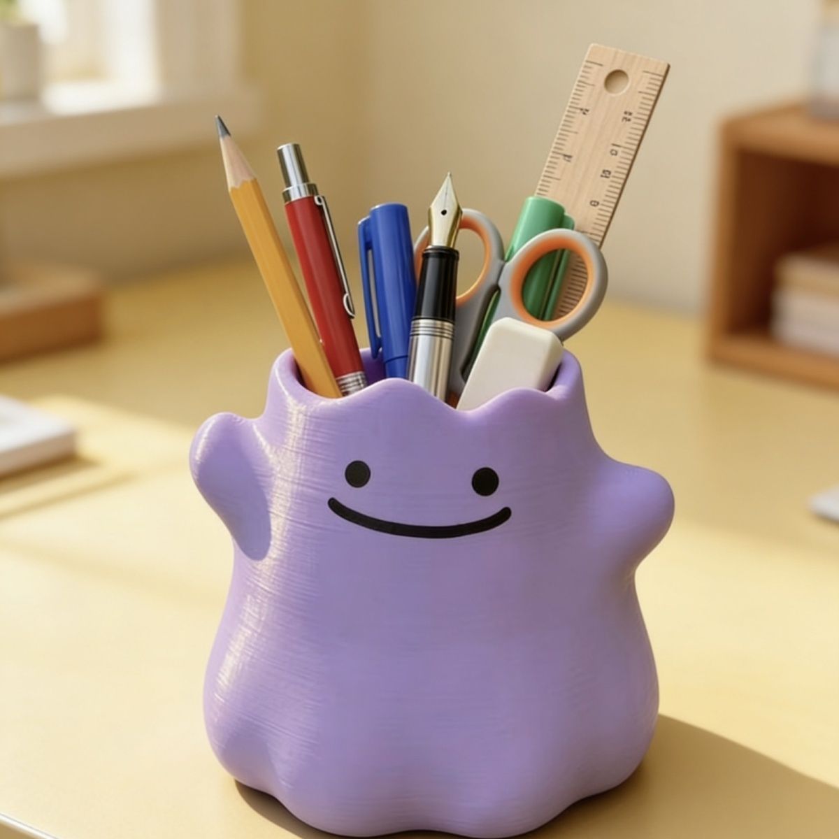 Pokemon Ditto Pen Holder Creat - đánh giá và giá Case With Pencil Holder