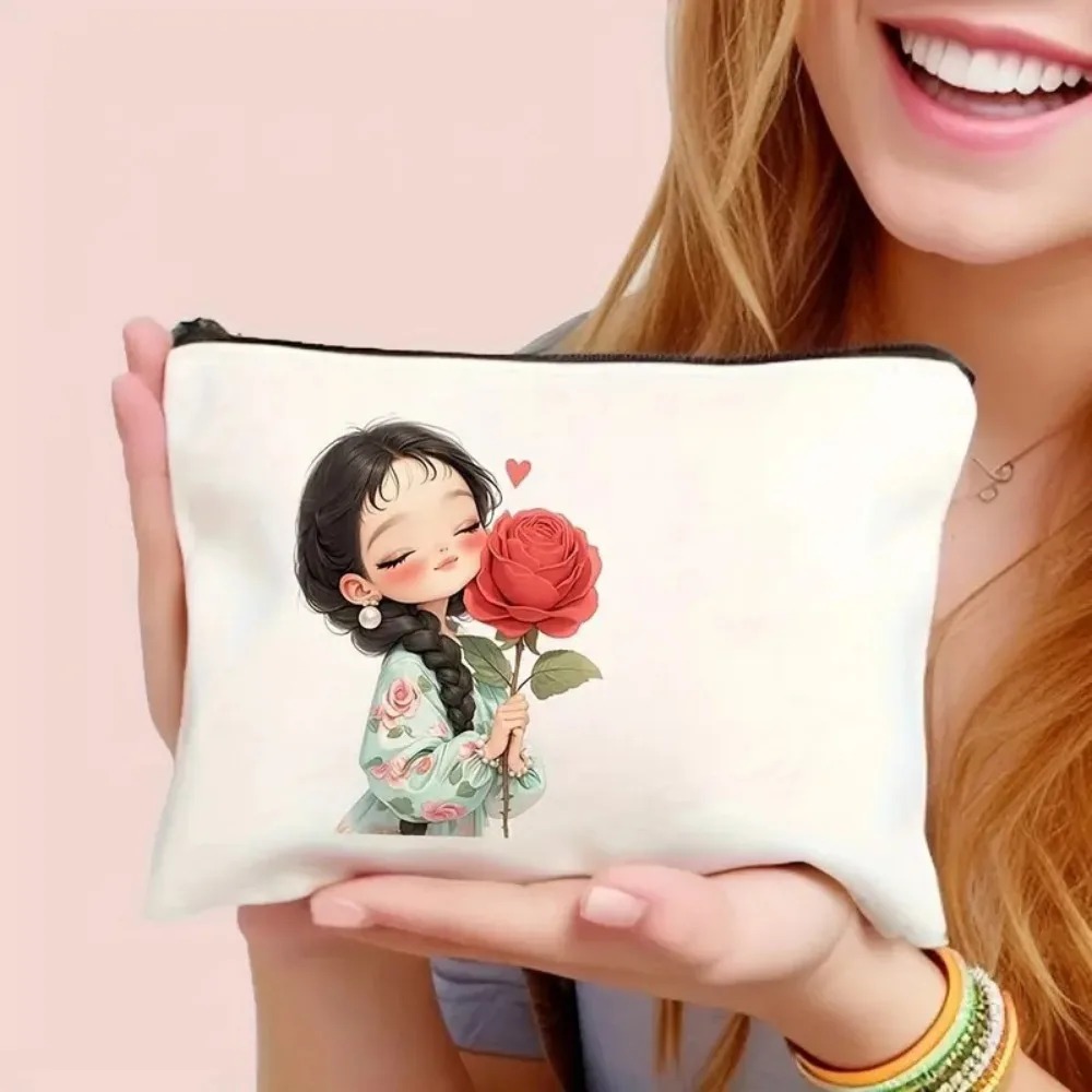 Vintage Chic Makeup Bags Zippe - đánh giá và giá Case With Pencil Holder