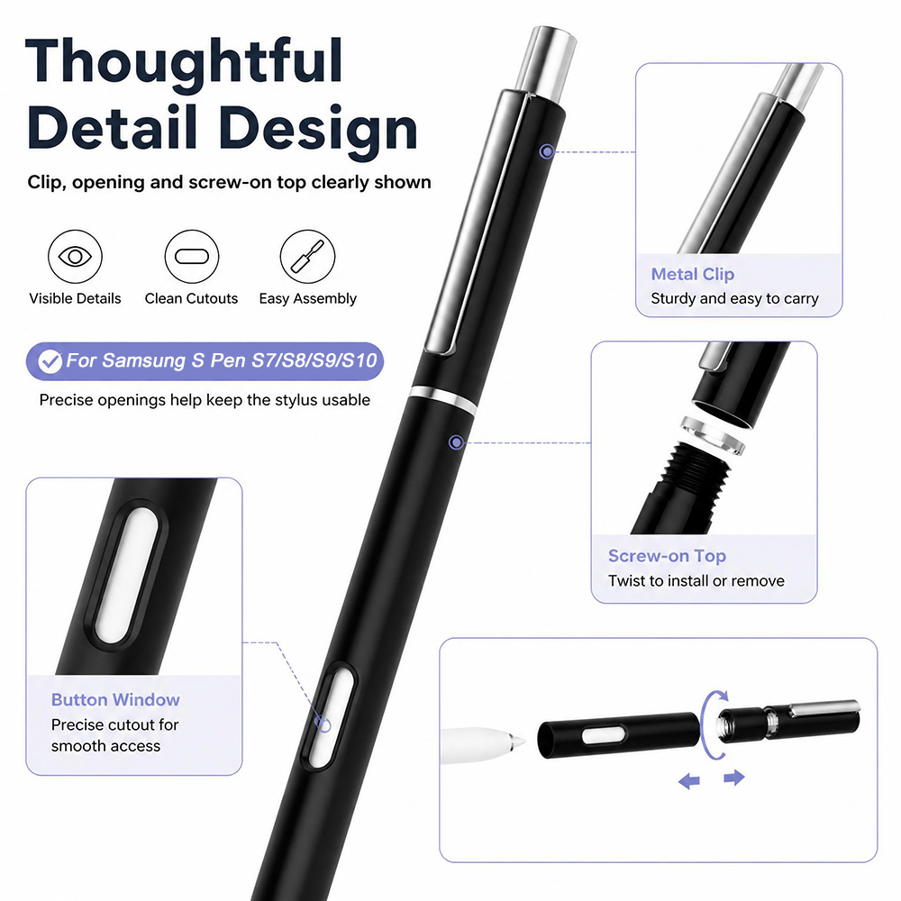 New Pencil Case S Pen For Sams - đánh giá và giá Tablet S9 Fe Accessories