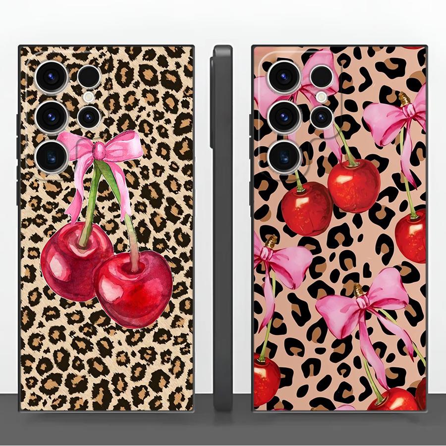 Leopard Cherry Funda Phone Cov - đánh giá và giá Tablet S9 Fe Accessories