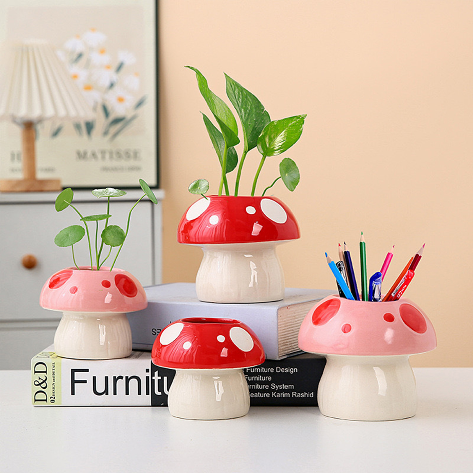 Creative Ceramic Vase Cute Mus - đánh giá và giá Tablet Reading Accessories