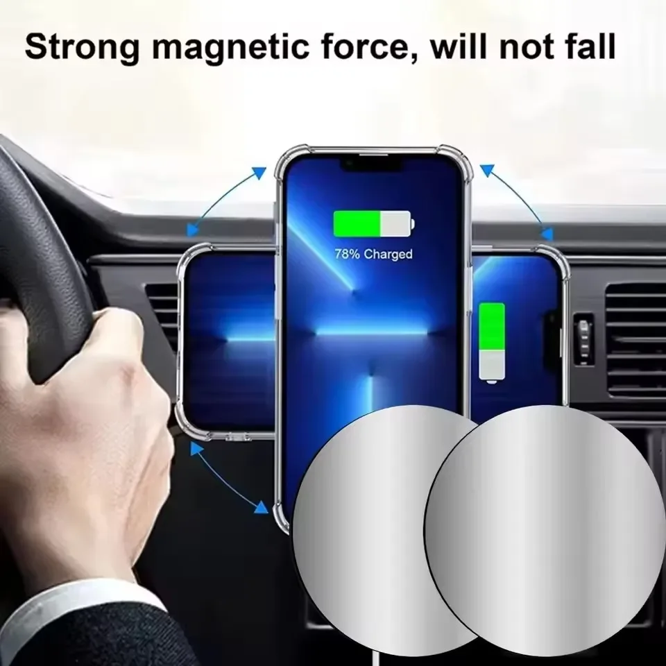 1-5PCS 8CM Magnetic Metal Plat - đánh giá và giá Car Accessories Tablet Holder