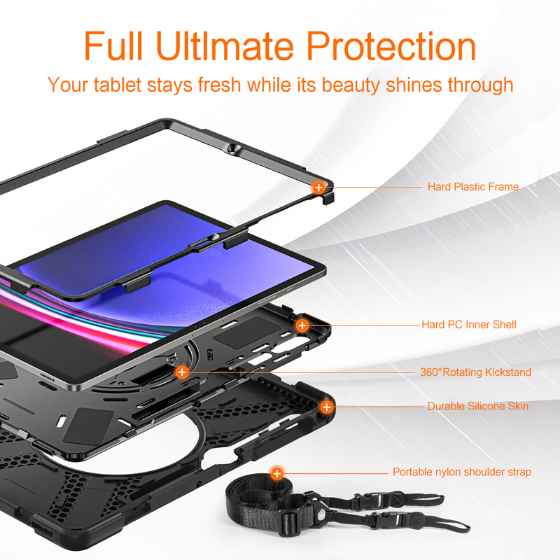 Heavy Duty Shockproof Case For - đánh giá và giá Tablet S9 Fe Accessories