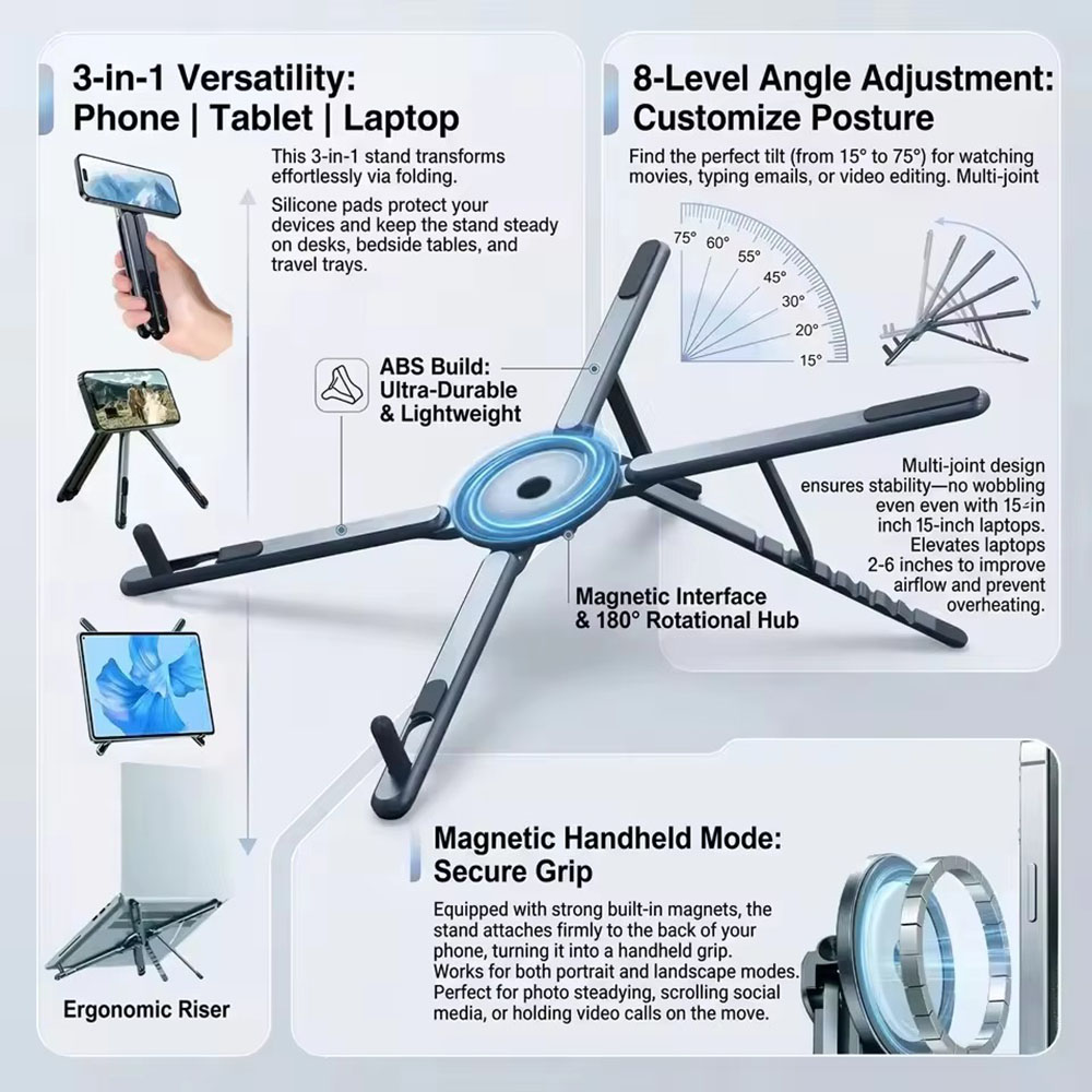 Portable Magnetic Phone Holder - đánh giá và giá Tablet Ipad Accessories